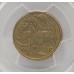AUSTRALIA 2000 . ONE 1 DOLLAR COIN . ERROR . MULE . STRUCK ON TEN 10 CENTS